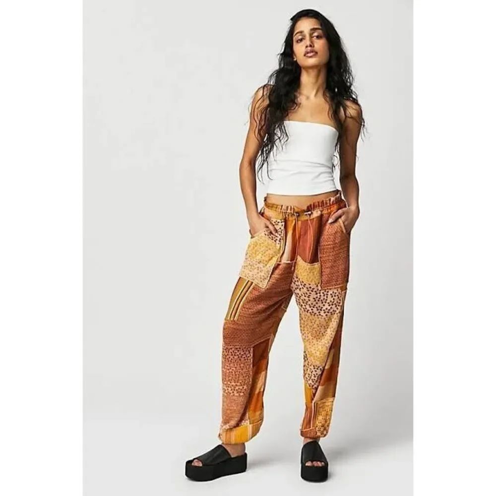 Free People Camille Patchwork Pants $228